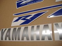 Yamaha YZF-R1 RN22 2014 - Schwarz/Blaue Version - Dekorset