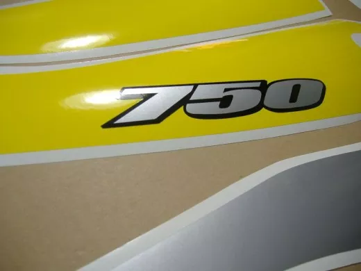 Suzuki GSX-R 750 2000 - Gelb/Schwarze Version - Dekorset