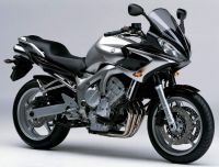 Yamaha FZ6 Fazer 2004 - Graue Version - Dekorset