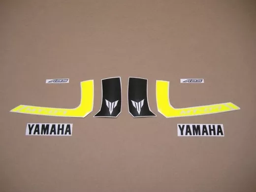 Yamaha MT-07 2017 - Grau/Neon Gelb Version - Dekorset