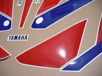 Yamaha FZR 1000 1990 - Weiß/Rot/Blau Version - Dekorset