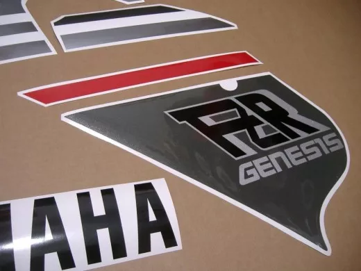 Yamaha FZR 1000 1989 - Silber/Grau Version - Dekorset