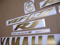 Yamaha YZF-R1 2002-2003 - Mattgold - Custom-Dekorset