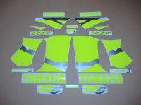 Yamaha YZF-R6 1999-2002 - Neon-Yellow - Custom-Decalset