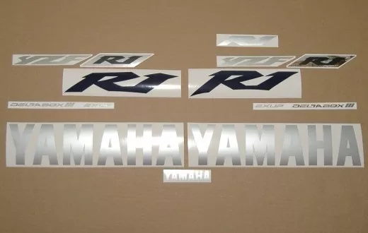 Yamaha YZF-R1 RN09 2002 - Blau/Schwarze Version - Dekorset