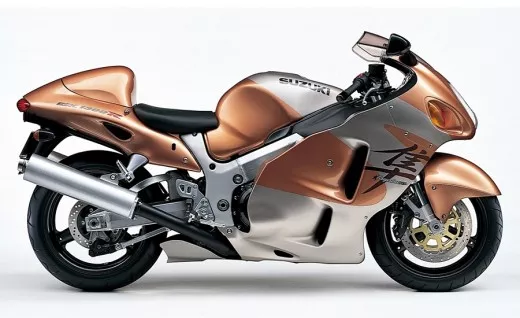Suzuki Hayabusa 1999 - Gold/Silber Version - Dekorset