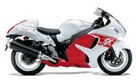 Suzuki Hayabusa 2018 - White/Red Version - Decalset