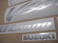 Suzuki DL1000 V-STROM 2004 - Schwarze Version - Dekorset
