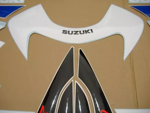 Suzuki GSX-R 750 2002 - Weiß/Blaue Version - Dekorset