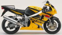 Suzuki GSX-R 750 2002 - Gelb/Schwarze Version - Dekorset