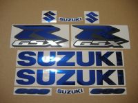 Suzuki GSX-R 600 Universal - Chrome Blau - Custom-Dekorset