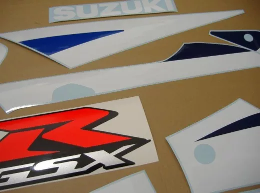 Suzuki GSX-R 750 2003 - Blau/Weiße Version - Dekorset