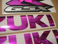 Suzuki GSX-R 600 Universal - Chrome Pink - Custom-Dekorset