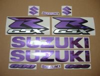Suzuki GSX-R 600 Universal - Chrome Lila - Custom-Dekorset