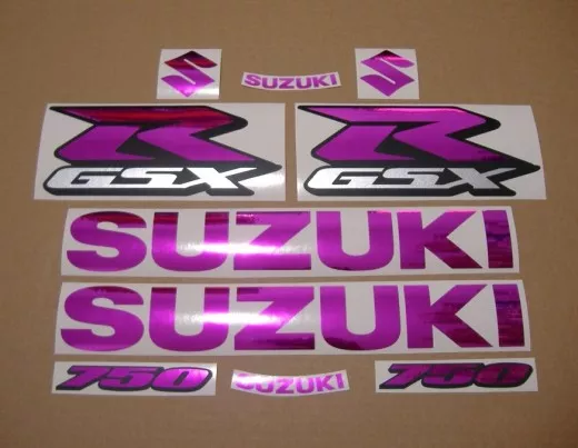 Suzuki GSX-R 750 Universal - Chrome Pink - Custom-Dekorset