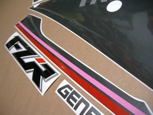 Yamaha FZR 1000 1991 - Schwarz/Grau Version - Dekorset