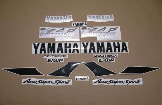 Yamaha YZF-1000R 1997 - Schwarz/Grau Version - Dekorset