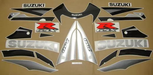 Suzuki GSX-R 750 2003 - Grau/Silber Version - Dekorset