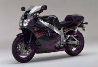 Yamaha YZF 750R 1993 - Grau/Schwarz/Lila Version - Dekorset