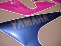 Yamaha YZF 750R 1993 - Weiß/Pink/Blau Version - Dekorset