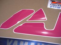 Yamaha YZF 750R 1993 - Weiß/Pink/Blau Version - Dekorset