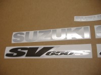 Suzuki SV 650S 2001 - Blue Version - Decalset