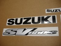 Suzuki SV 650S 2000 - Gelbe Version - Dekorset