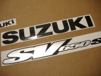 Suzuki SV 650S 2000 - Gelbe Version - Dekorset