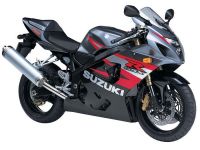 Suzuki GSX-R 750 2004 - Schwarz/Rote Version - Dekorset