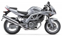 Suzuki SV 650S 2003 - Silver Version - Decalset