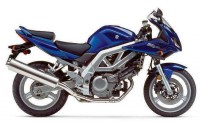 Suzuki SV 650S 2004 - Blaue Version - Dekorset