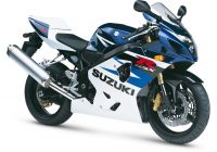 Suzuki GSX-R 750 2004 - Weiß/Blaue Version - Dekorset