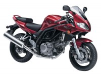 Suzuki SV 650S 2007 - Winered Version - Decalset