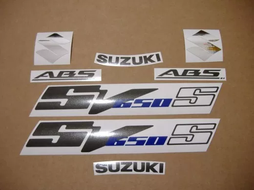 Suzuki SV 650S 2009 - Graue Version - Dekorset