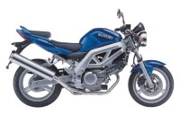 Suzuki SV 650 2003 - Blaue Version - Dekorset