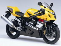 Suzuki GSX-R 750 2004 - Gelb/Schwarze Version - Dekorset