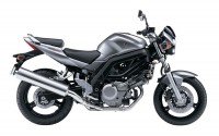 Suzuki SV 650 2007 - Titangrau Version - Dekorset