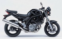 Suzuki SV 650 2005 - Black Version - Decalset