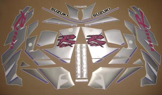 Suzuki GSX-R 1100 1992 - Schwarz/Graue Version - Dekorset