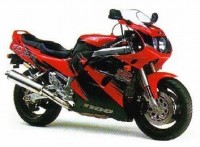 Suzuki GSX-R 1100 1993 - Rot/Schwarze Version - Dekorset