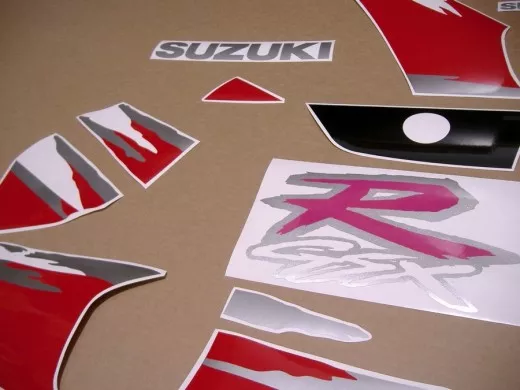 Suzuki GSX-R 1100 1993 - Rot/Schwarze Version - Dekorset