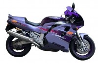 Suzuki GSX-R 1100 1994 - Violet/Purple Version - Decalset