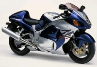 Suzuki Hayabusa 2001 - Silver/Blue Version - Decalset