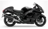 Suzuki Hayabusa 2011 - Schwarze Version - Dekorset