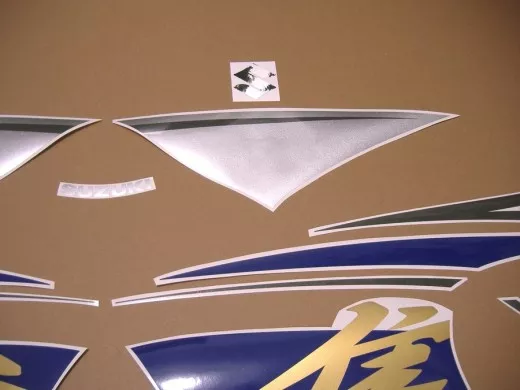 Suzuki Hayabusa 2015 - Blau/Silber Version - Dekorset