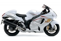 Suzuki Hayabusa 2015 - Weiß/Silber Version - Dekorset