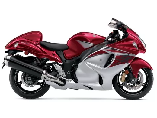 Suzuki Hayabusa 2016 - Rot/Silber Version - Dekorset