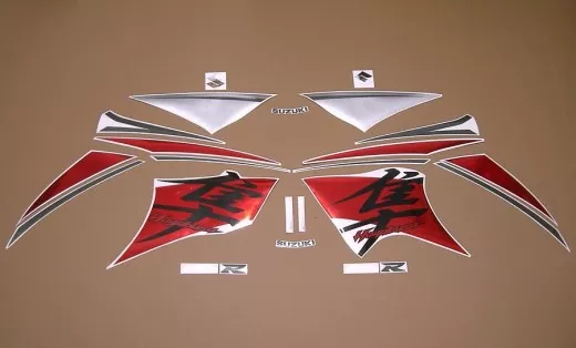 Suzuki Hayabusa 2016 - Rot/Silber Version - Dekorset