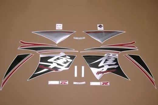 Suzuki Hayabusa 2016 - Schwarz/Graue Version - Dekorset