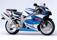 Suzuki TL 1000R 2000 - White/Blue Version - Decalset